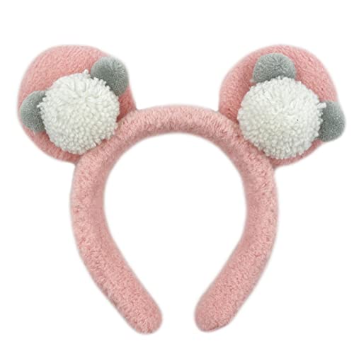 Stirnbänder, Bär Haar Hoop Plüsch Bär Stirnband Bär Ohr Headwear Stirnband für Frauen Mädchen Cartoon Plüsch Haarband Kopfschmuck von Morain