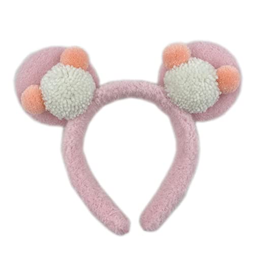 Stirnbänder, Bär Haar Hoop Plüsch Bär Stirnband Bär Ohr Headwear Stirnband für Frauen Mädchen Cartoon Plüsch Haarband Kopfschmuck von Morain