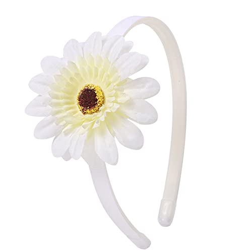 Stirnbänder, Blumen-Stirnband für Mädchen, Gänseblümchen, Frühling, Sommer, Stirnband, Strand-Stirnband, rutschfest, Sonnenblumen-Stirnband, Partyhut von Morain