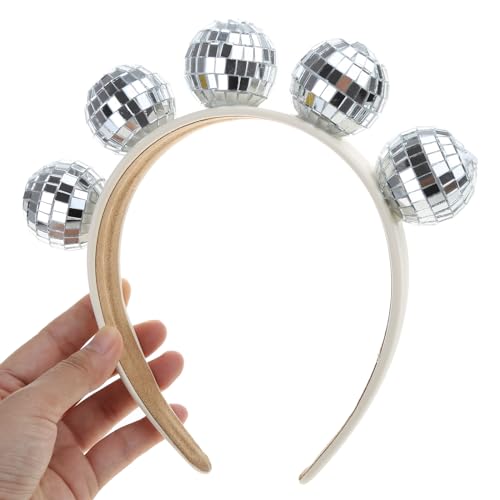 Stirnbänder, Discokugel, Party-Stirnband, Neuheit Karneval, Hairhoop Kopfschmuck für Frauen Mädchen Brautdusche Festival Zubehör von Morain