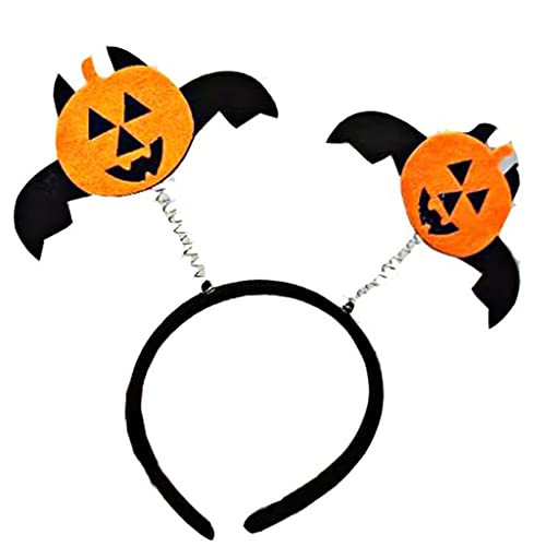 Stirnbänder, Halloween-Kopfschmuck, Kürbisse, Fledermaus-Stirnbänder, Cosplay-Kopfbedeckung, Neuheit, Kopfschmuck, Party-Dekor-Zubehör von Morain