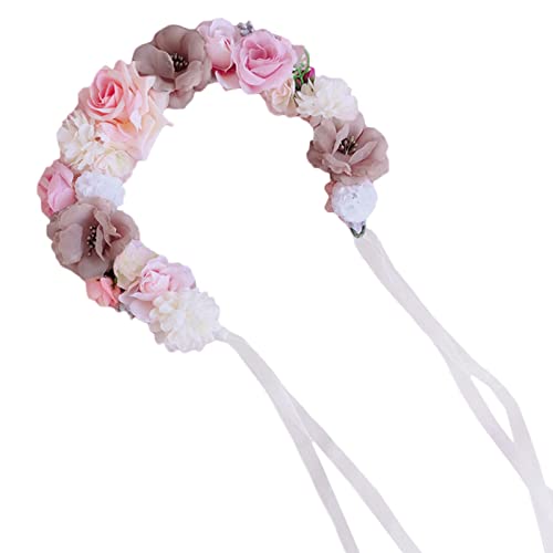 Stirnbänder, Hochzeit, Party, Braut, weißes Garn, Haarspangen, dünne Seite, Blumenform, Kronen, Band, Kronen für Mädchen, Haarschmuck von Morain