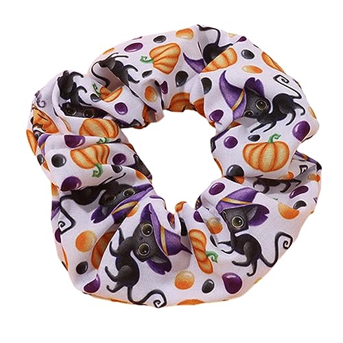 Stirnbänder, Punk Stil Haar Seil Anti Rutsch Haarband für Kinder Punk Halloween Print Haarband und Elastisches Haar Seil für Pferdeschwanz von Morain