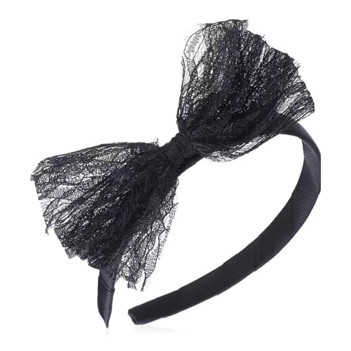 Stirnbänder, Stirnbänder für Frauen und Mädchen, breites, einfarbiges Turban-Stirnband, modische Spitzenschleifen, Haarbänder, Bonbonfarben, Haarreifen von Morain