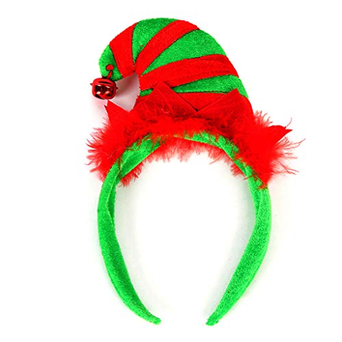 Stirnbänder, Weihnachts-Stirnband, Rentiergeweih, Weihnachtsmann, Schneemann, Haarreif, Urlaubs-Kopfschmuck von Morain