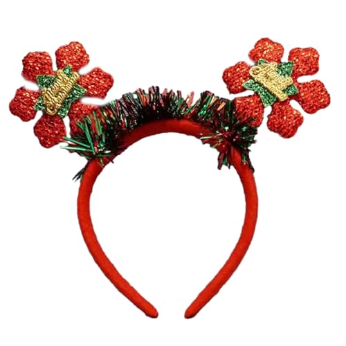 Stirnbänder, funkelndes Weihnachts-Stirnband für Damen und Mädchen, tägliches Tragen, Foto-Requisiten, Party, Kostüm, Cosplay, Haar-Accessoires von Morain