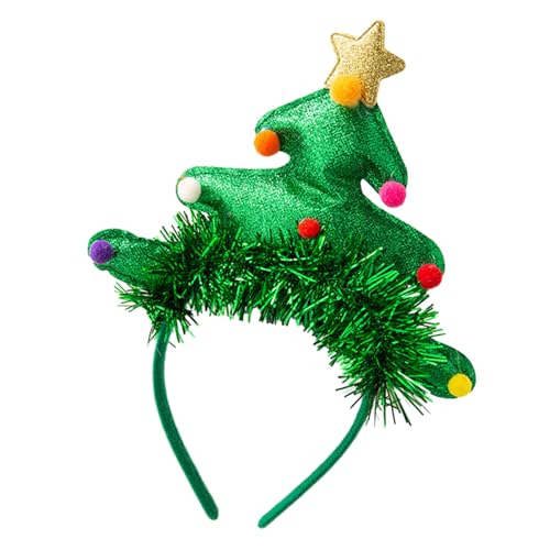 Stirnbänder, funkelndes Weihnachts-Stirnband für Damen und Mädchen, tägliches Tragen, Foto-Requisiten, Party, Kostüm, Cosplay, Haar-Accessoires von Morain