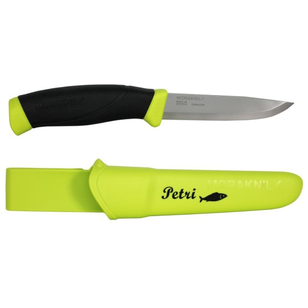 Morakniv - Anglermesser Petri - Messer Gr 10,5 cm schwarz/ neon von Morakniv