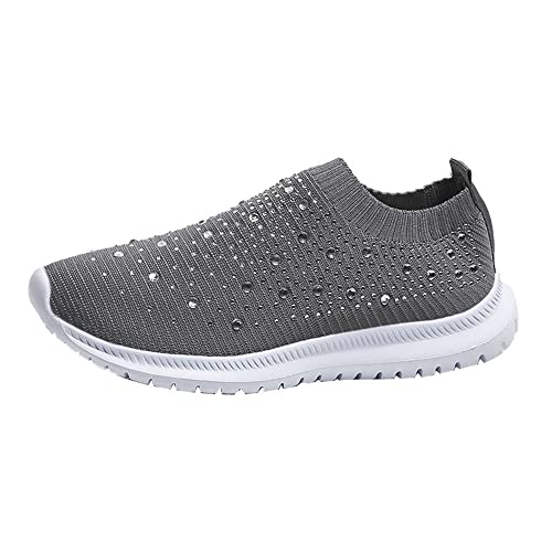 Morbuy Damen Sneakers Laufschuhe Leichtgewichts Atmungsaktiv Frauen Joggingschuhe Weiche Schuhe Fußballschuhe Casual Große Größe Fashion Für Trekking Running Workout von Morbuy