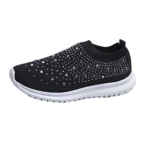 Morbuy Damen Sneakers Laufschuhe Leichtgewichts Atmungsaktiv Frauen Joggingschuhe Weiche Schuhe Fußballschuhe Casual Große Größe Fashion Für Trekking Running Workout von Morbuy