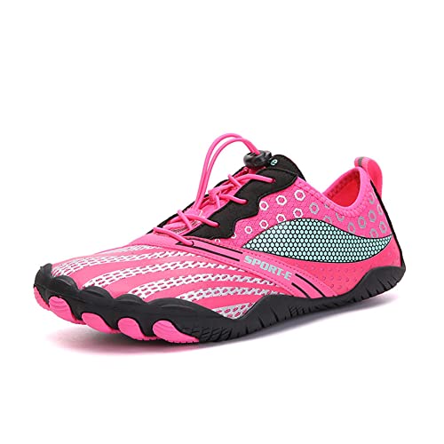 Morbuy Sommer Strandschuh Badeschuhe Aquaschuhe Wasserschuhe Trekking Schwimmschuhe Damen Herren Schnell Trocknend rutschfeste Barfuß Schuhe 36-47 für Outdoor Surf Yoga Wassersport von Morbuy