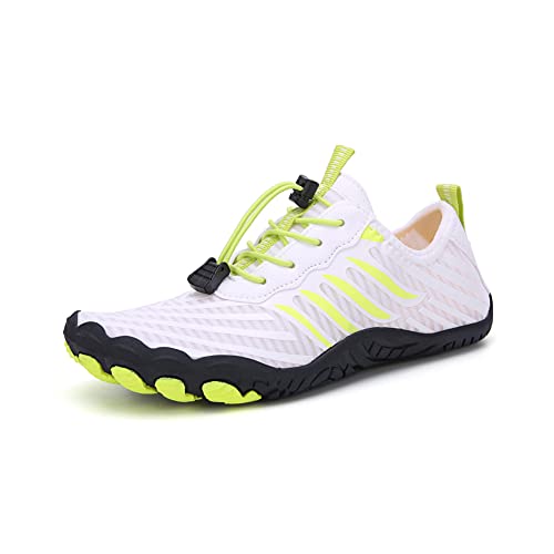 Morbuy Sommer Strandschuh Badeschuhe Wasserschuhe, Trekking Schwimmschuhe Damen Herren Schnell Trocknend rutschfeste Aquaschuhe Barfuß Schuhe 35-46 für Outdoor Surf Yoga Wassersport von Morbuy