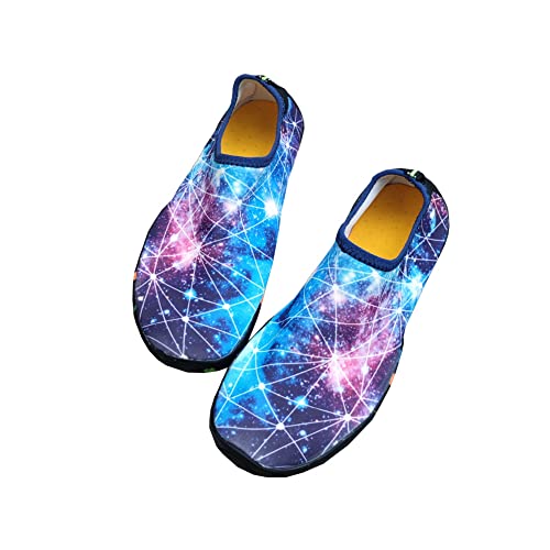 Morbuy Sommer Strandschuh Badeschuhe Wasserschuhe, Trekking Schwimmschuhe Damen Herren Schnell Trocknend rutschfeste Aquaschuhe Barfuß Schuhe für Outdoor Surf Wassersport Yoga von Morbuy