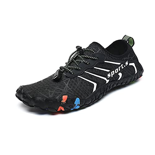 Morbuy Sommer Strandschuh Badeschuhe Wasserschuhe Trekking Schwimmschuhe Damen Herren Schnell Trocknend rutschfeste Aquaschuhe Barfuß Schuhe 35-46 für Outdoor Surf Yoga Wassersport von Morbuy