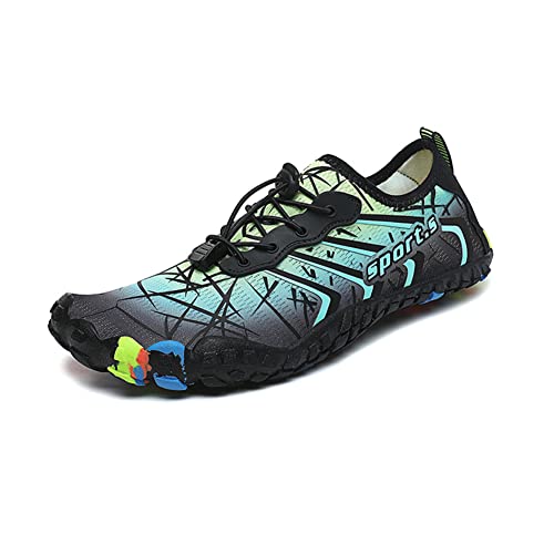 Morbuy Sommer Strandschuh Badeschuhe Wasserschuhe Trekking Schwimmschuhe Damen Herren Schnell Trocknend rutschfeste Aquaschuhe Barfuß Schuhe 35-46 für Outdoor Surf Yoga Wassersport von Morbuy