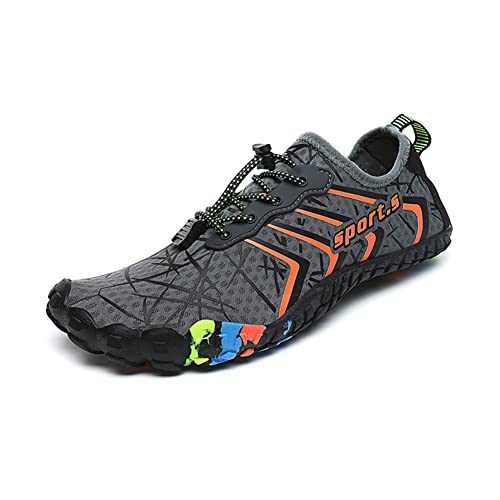 Morbuy Sommer Strandschuh Badeschuhe Wasserschuhe Trekking Schwimmschuhe Damen Herren Schnell Trocknend rutschfeste Aquaschuhe Barfuß Schuhe 35-46 für Outdoor Surf Yoga Wassersport von Morbuy