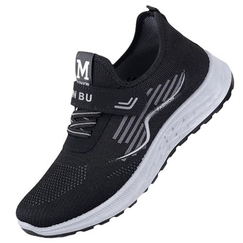 Morbuy Turnschuhe Herren, Grau Leichte Gym Schuhe Mesh Atmungsaktiv Sportschuhe Fitness Trainingsschuhe Leichtgewichts Laufschuhe Walkingschuhe Sneakers Running Tennis Schuhe von Morbuy