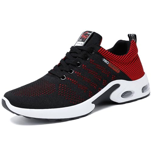 Morbuy Turnschuhe Herren, Leichte Gym Schuhe Mesh Atmungsaktiv Sportschuhe Fashion Fitness Trainingsschuhe Leichtgewichts Laufschuhe Walkingschuhe Sneakers Running Tennis Schuhe von Morbuy