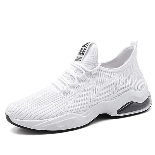 Morbuy Turnschuhe Herren, Leichte Gym Schuhe Mesh Atmungsaktiv Sportschuhe Fashion Fitness Trainingsschuhe Leichtgewichts Laufschuhe Walkingschuhe Sneakers Running Tennis Schuhe von Morbuy