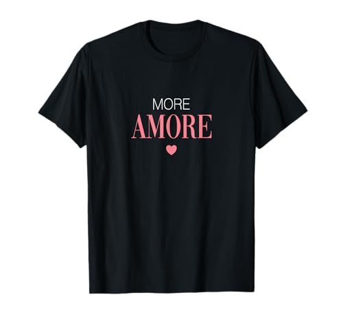 More Amore Cooler Spruch T-Shirt - Damen - Frauen - Schwarz - Klein - Kurzarm More Amore Cooler Spruch T-Shirt - Damen - Frauen - Schwarz - Klein - Kurzarm von More Amore Cooler Spruch
