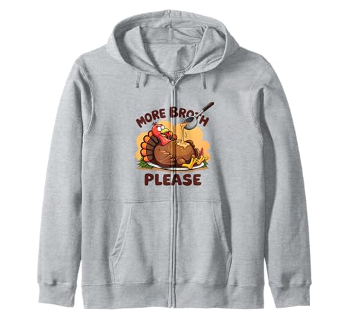 Mehr Brühe Bitte Thanksgiving Lustiges Truthahngebastetes Herren Damen Kapuzenjacke Mehr Brühe Bitte Thanksgiving Lustiges Truthahngebastetes Herren Damen Kapuzenjacke von More Broth Please Thanksgiving Funny Turkey Basted