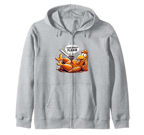 Mehr Brühe Bitte Thanksgiving Lustiges Truthahngebastetes Herren Damen Kapuzenjacke Mehr Brühe Bitte Thanksgiving Lustiges Truthahngebastetes Herren Damen Kapuzenjacke von More Broth Please Thanksgiving Funny Turkey Basted