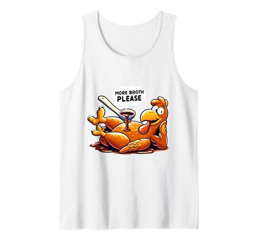 Mehr Brühe Bitte Thanksgiving Lustiges Truthahngebastetes Herren Damen Tank Top Mehr Brühe Bitte Thanksgiving Lustiges Truthahngebastetes Herren Damen Tank Top von More Broth Please Thanksgiving Funny Turkey Basted