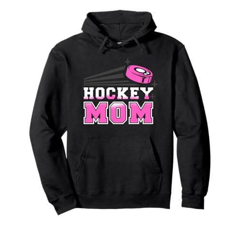Eishockey-Mama mit pinkem Puck-Motiv Pullover Hoodie Eishockey-Mama mit pinkem Puck-Motiv Pullover Hoodie von More Hockey Parents Quote Artwork