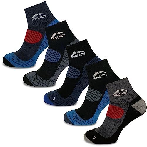 More Mile Cheviot (5 Pack) Trail Running Socks-8.5 - 10.5 von More Mile