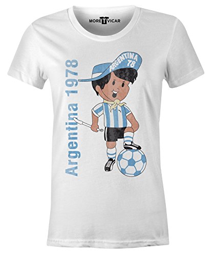 Argentina 78 Vintage T Shirt - Damen Football World Cup T Shirt von More T Vicar