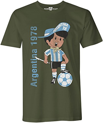 Argentina 78 Weinlese - Fußball-Weltmeisterschaft - Herren T Shirt von More T Vicar