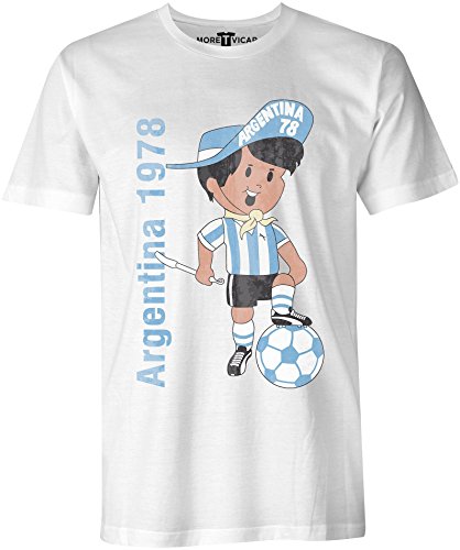 Argentina 78 Weinlese - Fußball-Weltmeisterschaft - Herren T Shirt von More T Vicar