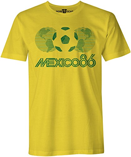 Mexico 86 Vintage T Shirt - Herren Football World Cup T Shirt von More T Vicar