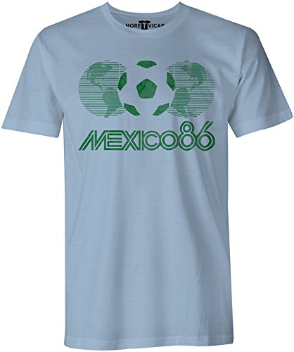 Mexico 86 Vintage T Shirt - Herren Football World Cup T Shirt von More T Vicar