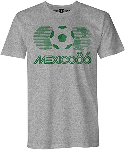 Mexico 86 Vintage T Shirt - Herren Football World Cup T Shirt von More T Vicar