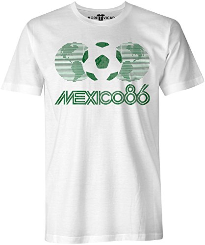 Mexico 86 Vintage T Shirt - Herren Football World Cup T Shirt von More T Vicar