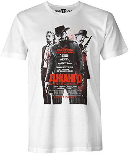 Russian Django Unchained Movie Poster T Shirt - Herren Movie T Shirt von More T Vicar