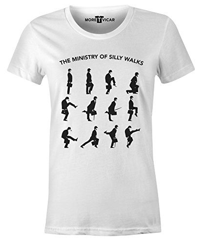 The Ministry of Silly Walks - Damen Monty Python T Shirt von More T Vicar