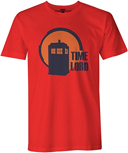 Time Lord - Herren Dr Who Tardis T Shirt von More T Vicar