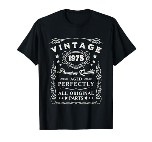 Vintage 1975 50th Birthday Anniversary for Men Dad Retro 50 T-Shirt Vintage 1975 50th Birthday Anniversary for Men Dad Retro 50 T-Shirt von More Vintage 1975 50th Birthday Men Dad Designs