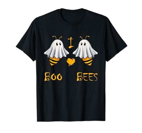 Boo Bees lustiges Halloween Kostüm für Frauen T-Shirt von More funny Halloween Costume Store