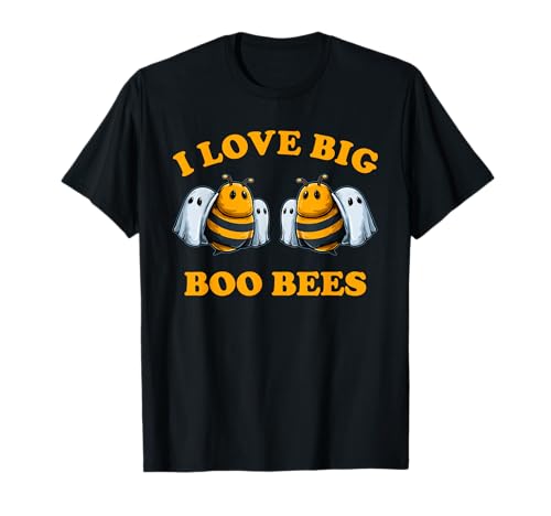 Boo Bees lustiges Halloween Kostüm für Frauen T-Shirt von More funny Halloween Costume Store