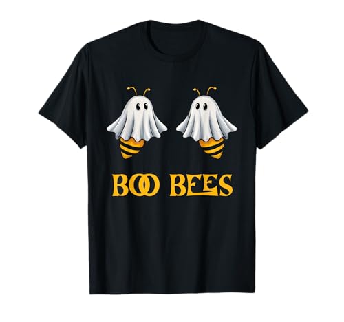 Boo Bees lustiges Halloween Kostüm für Frauen T-Shirt von More funny Halloween Costume Store