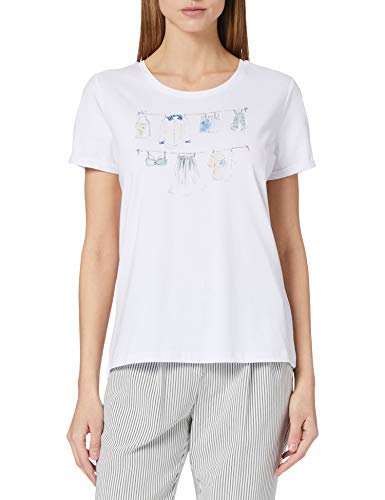 More & More Damen Von More More T Shirt, White_0010, 34 EU von More & More