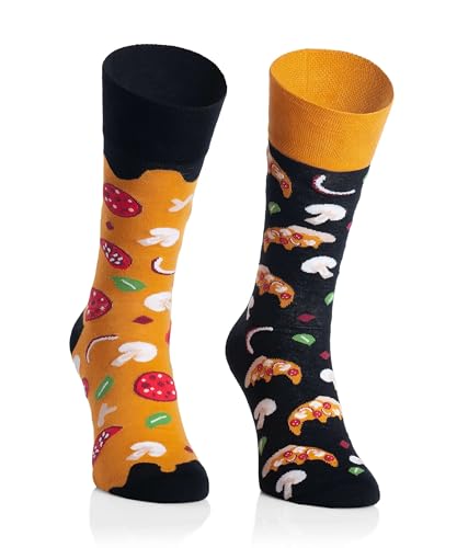 More Bunte Lustige Socken mit Motiv für Herren und Damen - Mehrfarbig, Verrückte Unisex Socken - 1 Paar von More