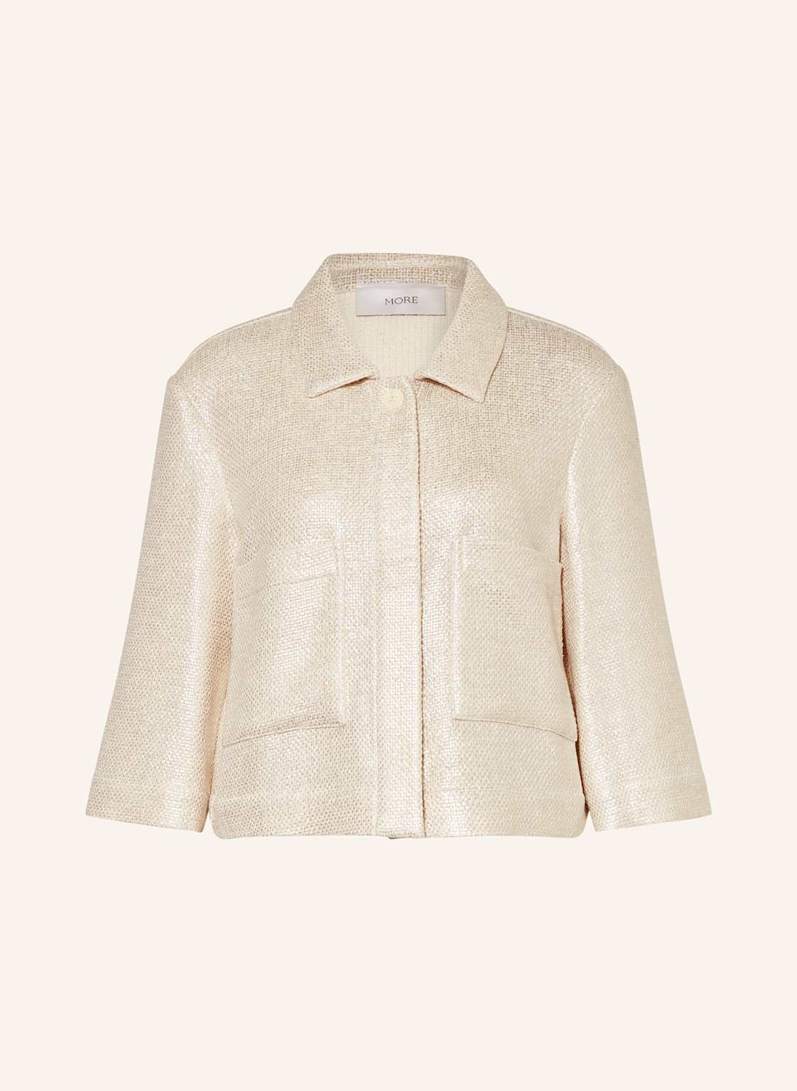 More Kastenjacke beige von More
