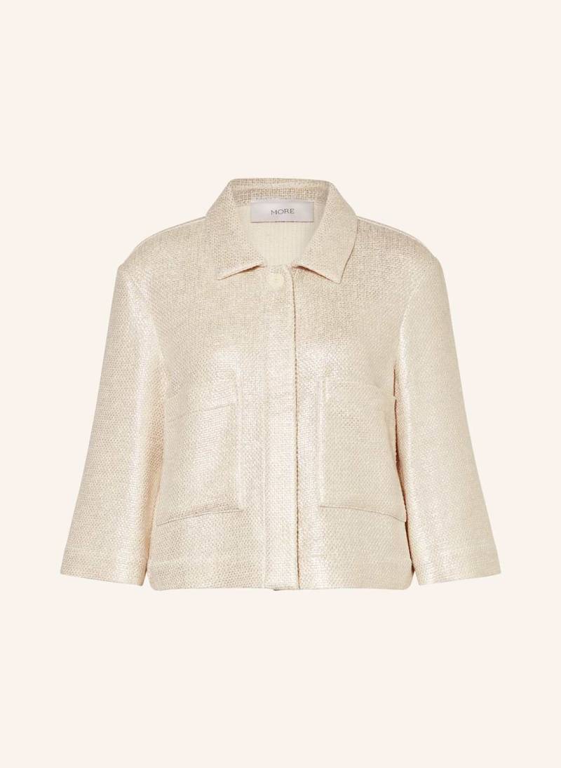 More Kastenjacke beige von More