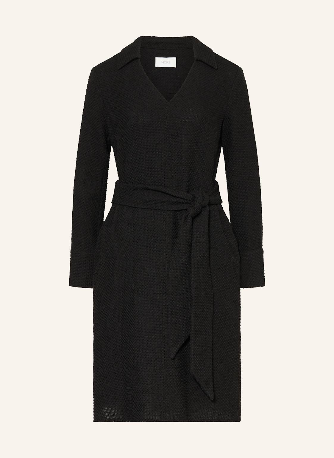 More Tweed-Kleid schwarz von More