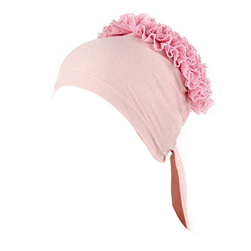 MoreChioce Damen Blumen Turban, Frauen Baumwolle Kopftuch Muslim Sommerhut Haarverlust Bandana Headwrap Headscarf Hijab kopfbedeckung,Große Blume #23 von MoreChioce