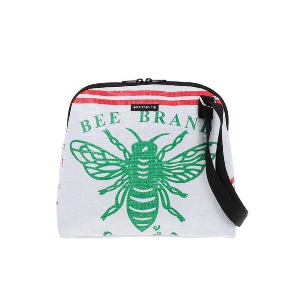 MoreThanHip Schultertasche aus Zement- oder Tierfuttersäcken - Stylische Damentasche mit Charakter - Amara von MoreThanHip
